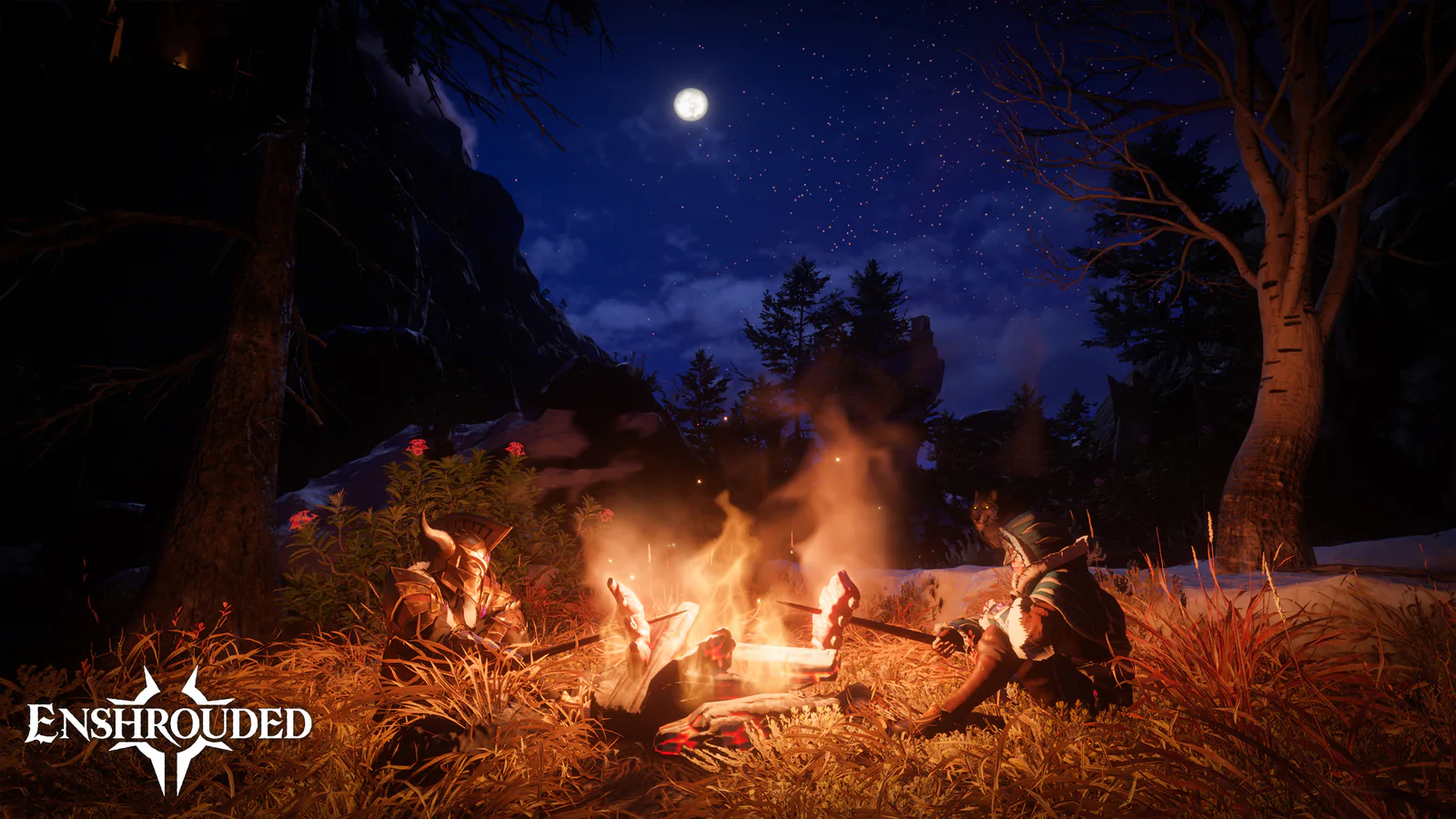 Co-op combat in Enshrouded 1.0